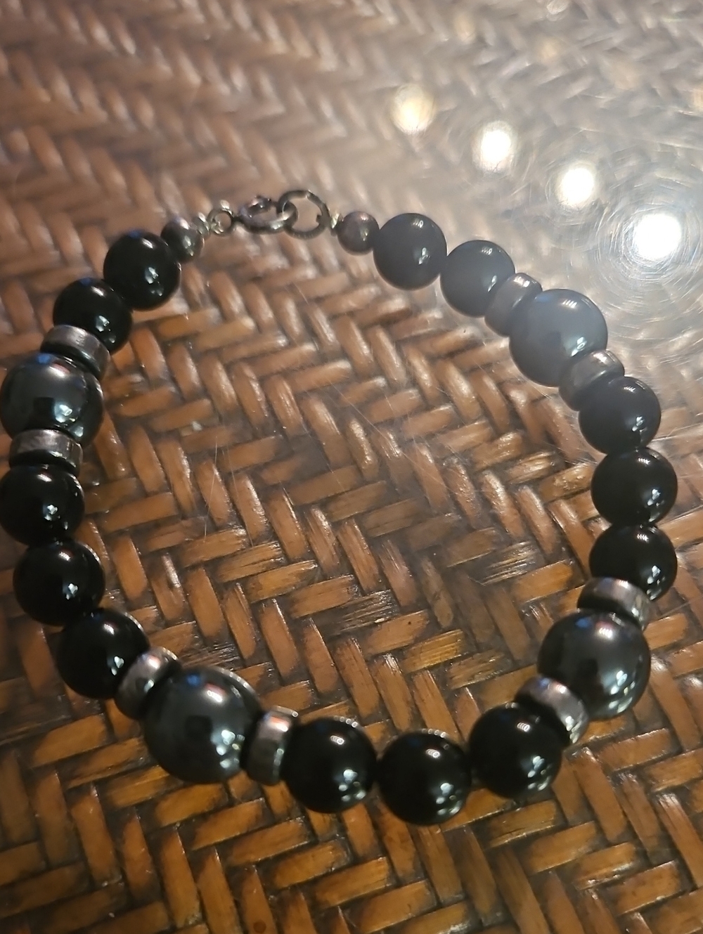 Sterling, Onyx Bracelet
